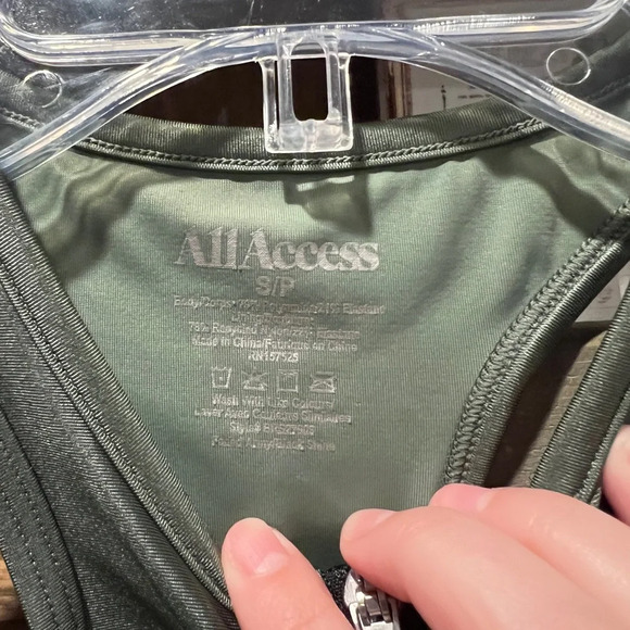 Bandier All Access women’s zip front set size small - Picture 3 of 11